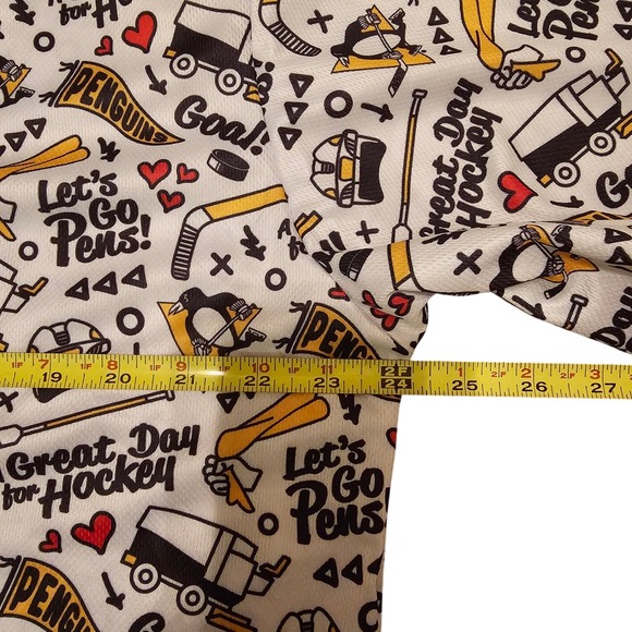 Sobe Promos Pittsburgh Penguins Hockey Button Down Shirt Mens XL UPMC Promo - Picture 5 of 7